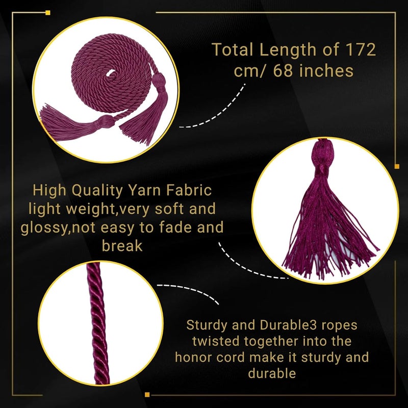 GRADFTY Graduation Honor Cords for Graduation 2026,National Honors Society Cords bulk - Image 2